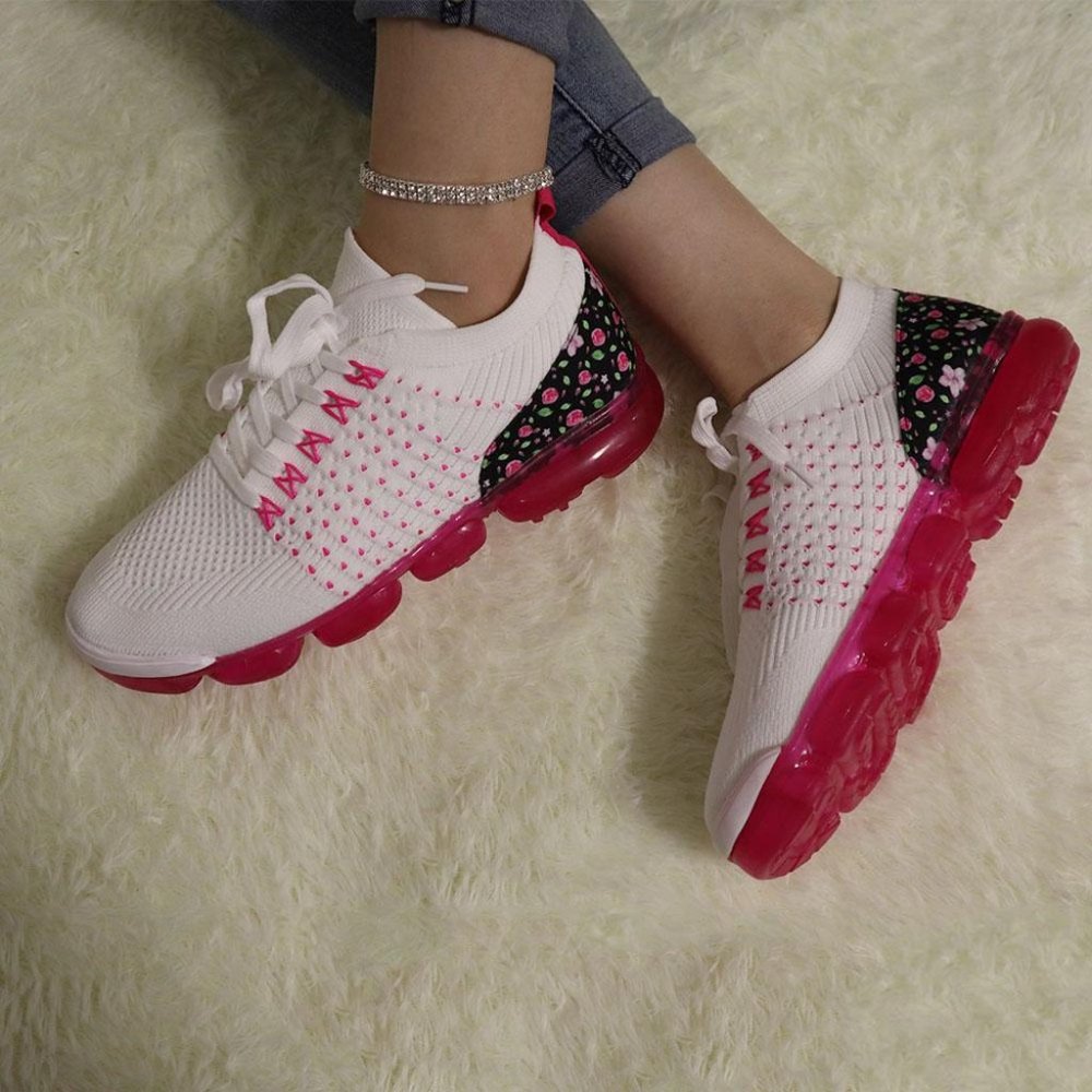 Not So Common Knit Floral Sneakers